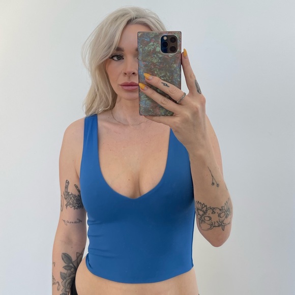 Blue Babaton tank top - Picture 1 of 4
